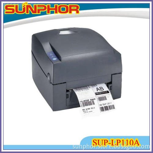 label printer machine SUP-LP110A supports Direct thermal and Thermal transfer